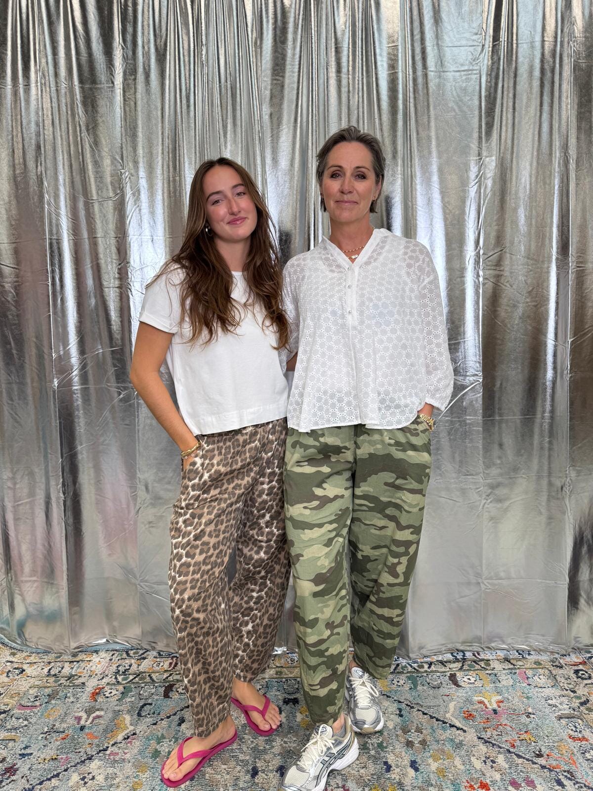 Abbie Barrel Pants | 2 Colours Trousers Black Colour