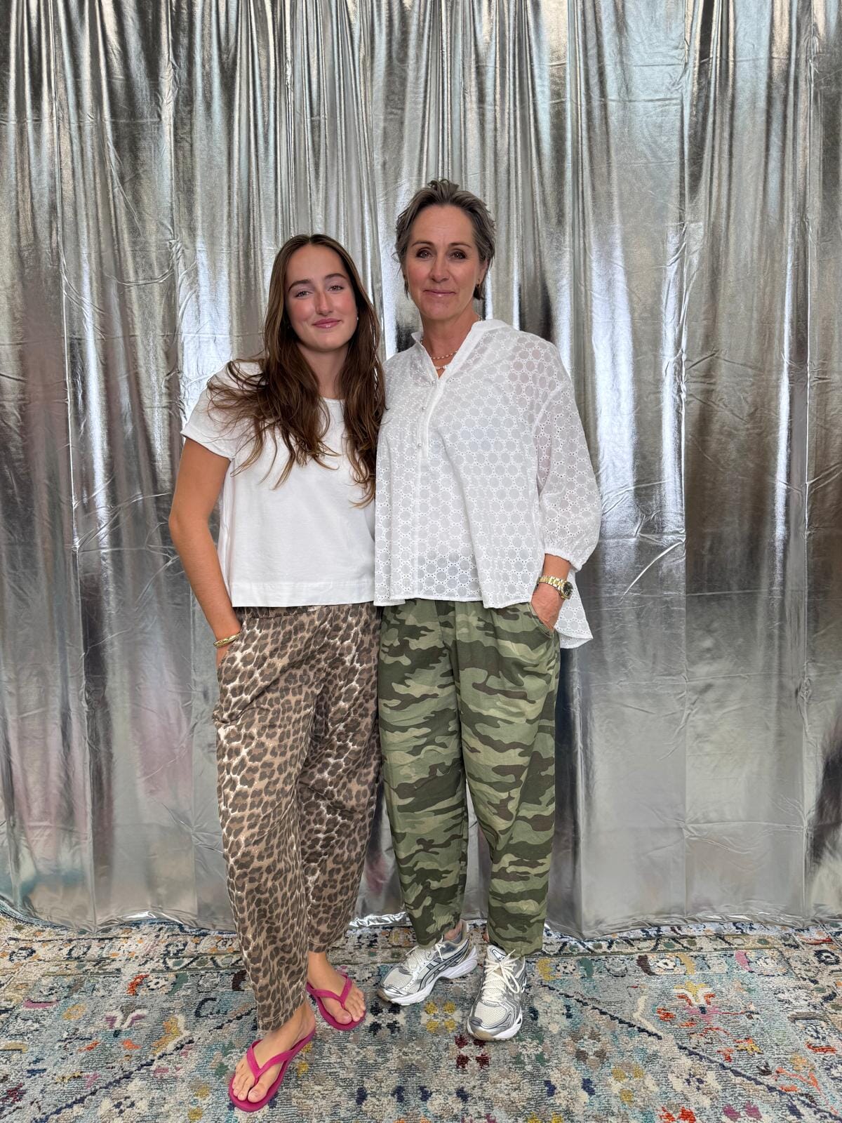 Abbie Barrel Pants | 2 Colours Trousers Black Colour