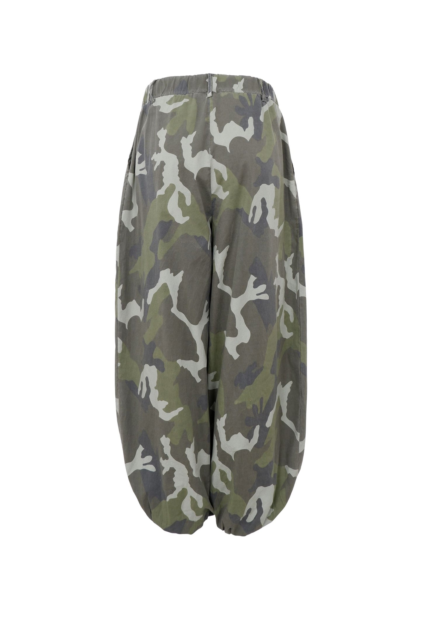 Ally Balloon Pant | Army Camouflage Trousers Black Colour