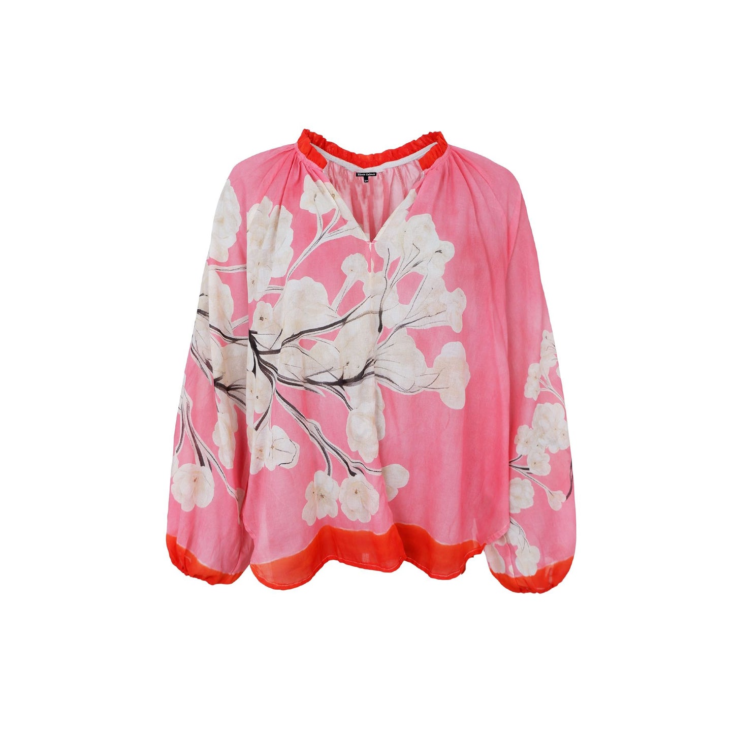 Amellia Blouse | Pink Blouse Black Colour