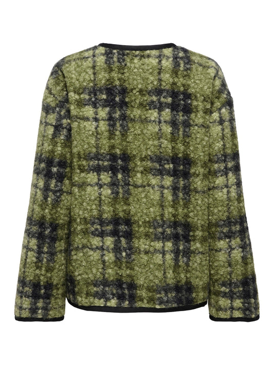 Anni Boucle Jacket | Dark Olive Jacket Only