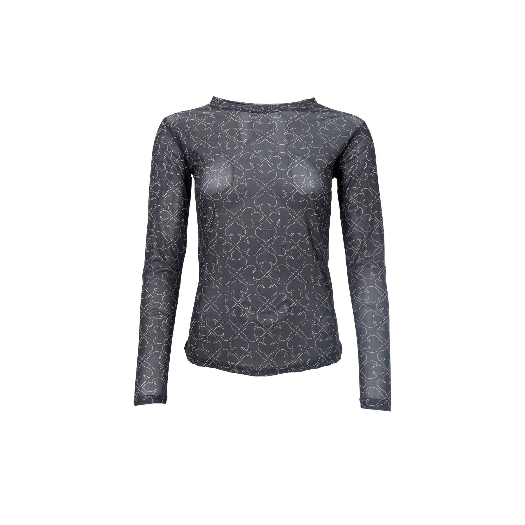 Annie Mesh Blouse | Black Deco Shirts & Tops Black Colour