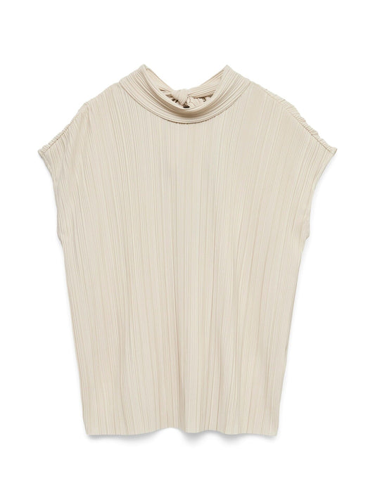 Aurora Tie Top | Pumice Stone Blouse Vero Moda