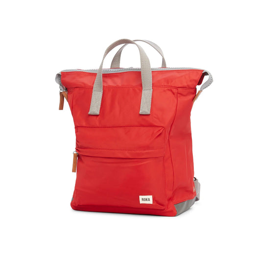 Bantry B Recycled Nylon | Medium | Cranberry Backpack Roka