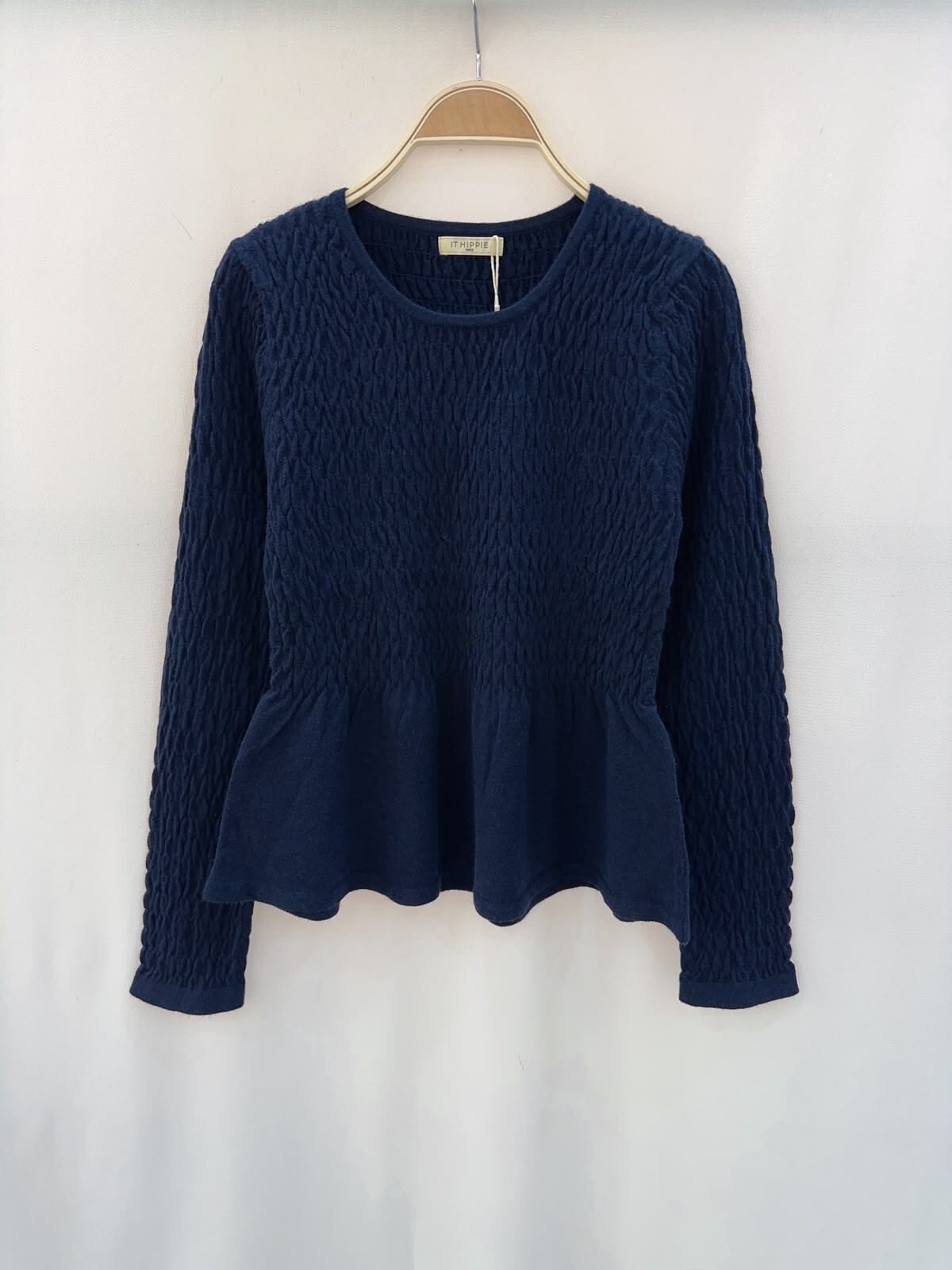 Bernella Peplum Top | 3 Colours Knitwear Parisienne Collection