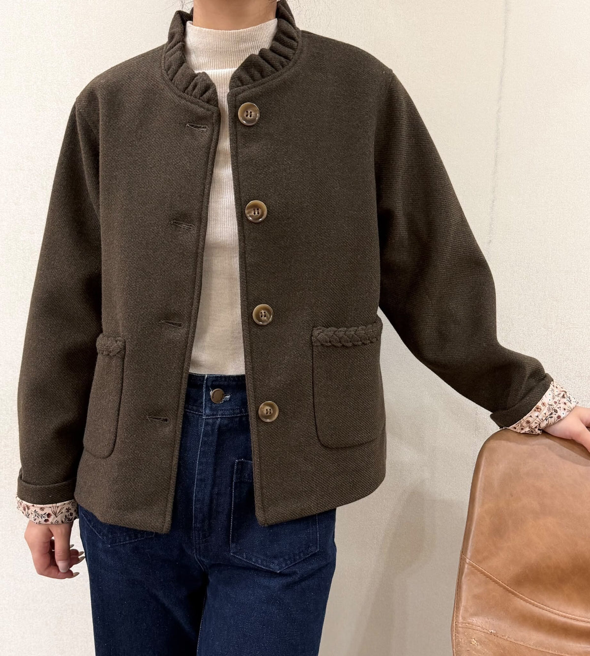 Bertille Jacket | Chocolate Jacket Parisienne Collection
