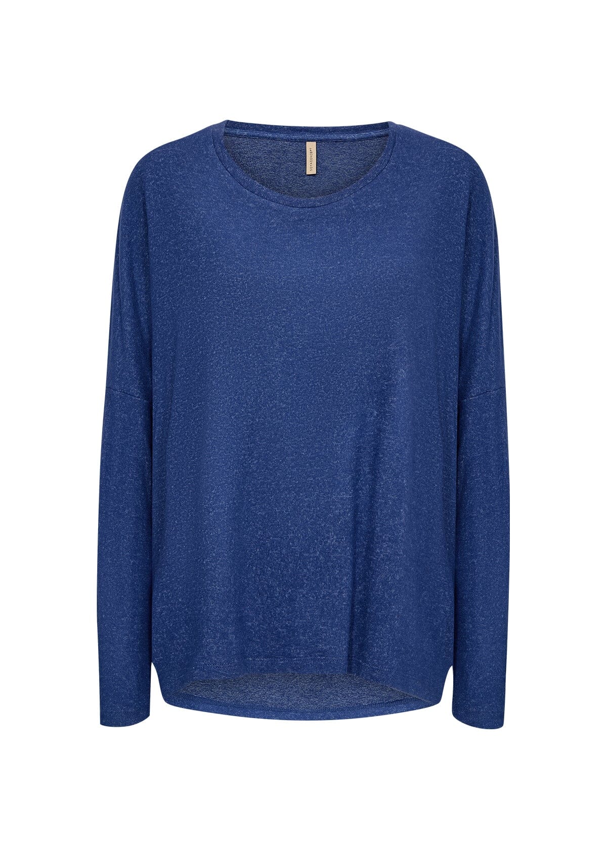 Biara Blouse | Estate Blue Melange Blouse Soya Concept