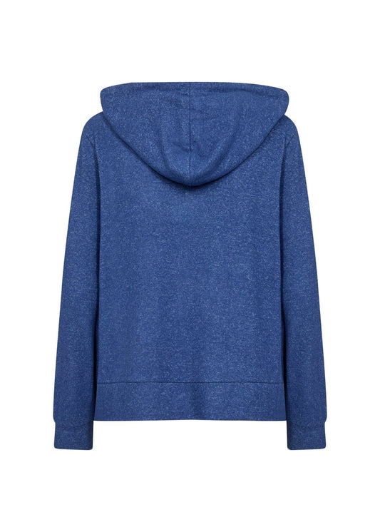Biara Blouse | Estate Blue Melange Sweatshirt Soya Concept