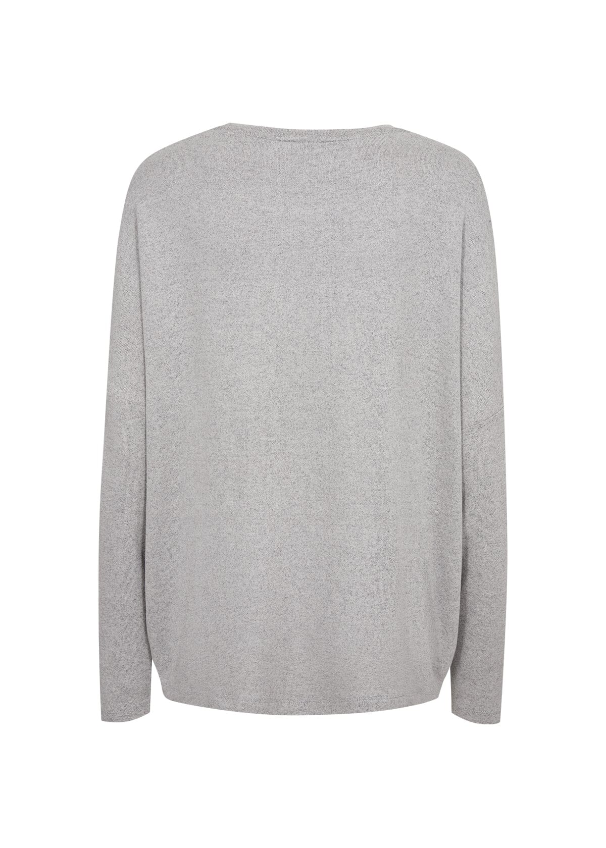 Biara Blouse | Medium Grey Melange Blouse Soya Concept