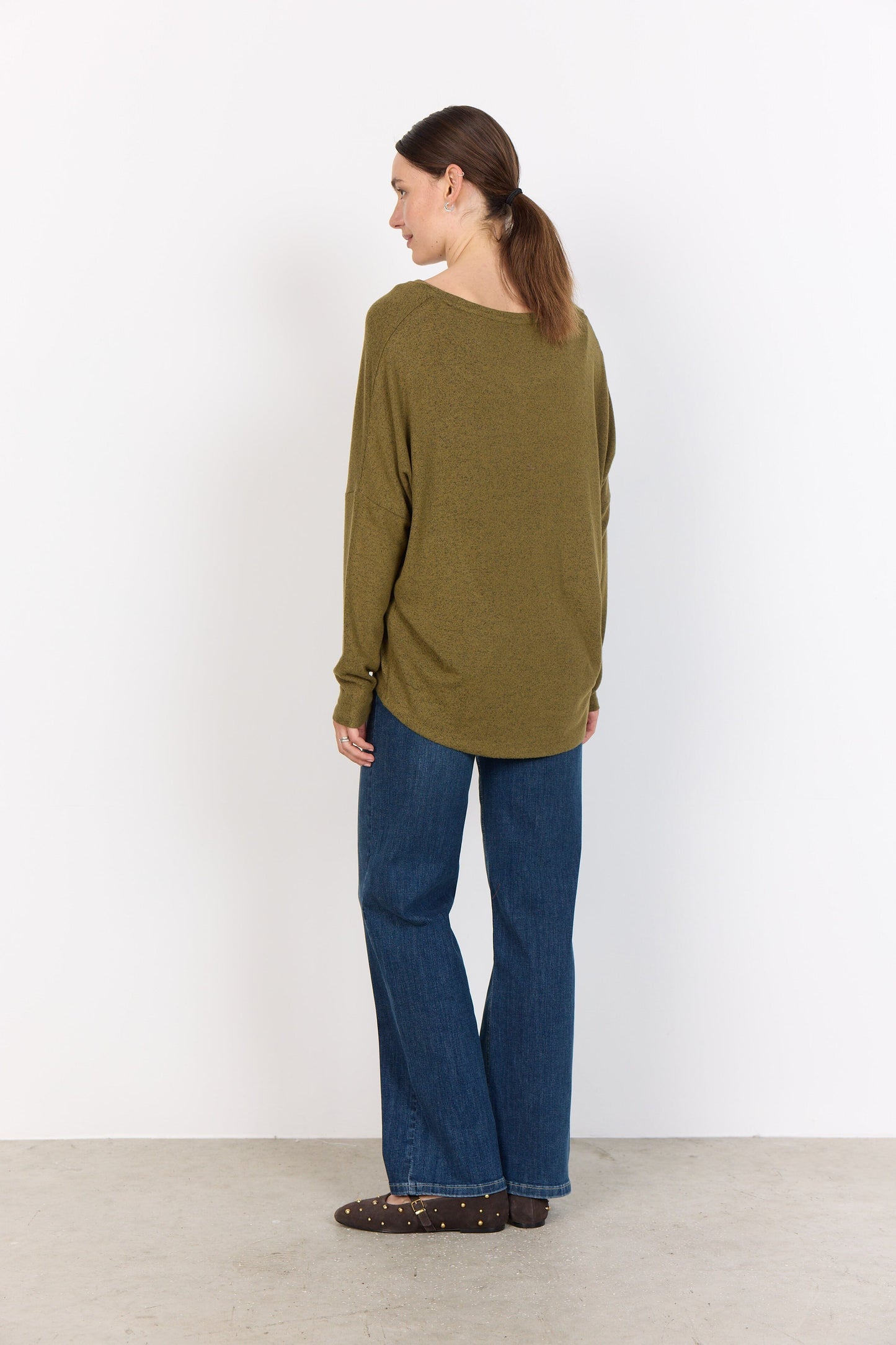 Biara Blouse | Misty Olive Blouse Soya Concept