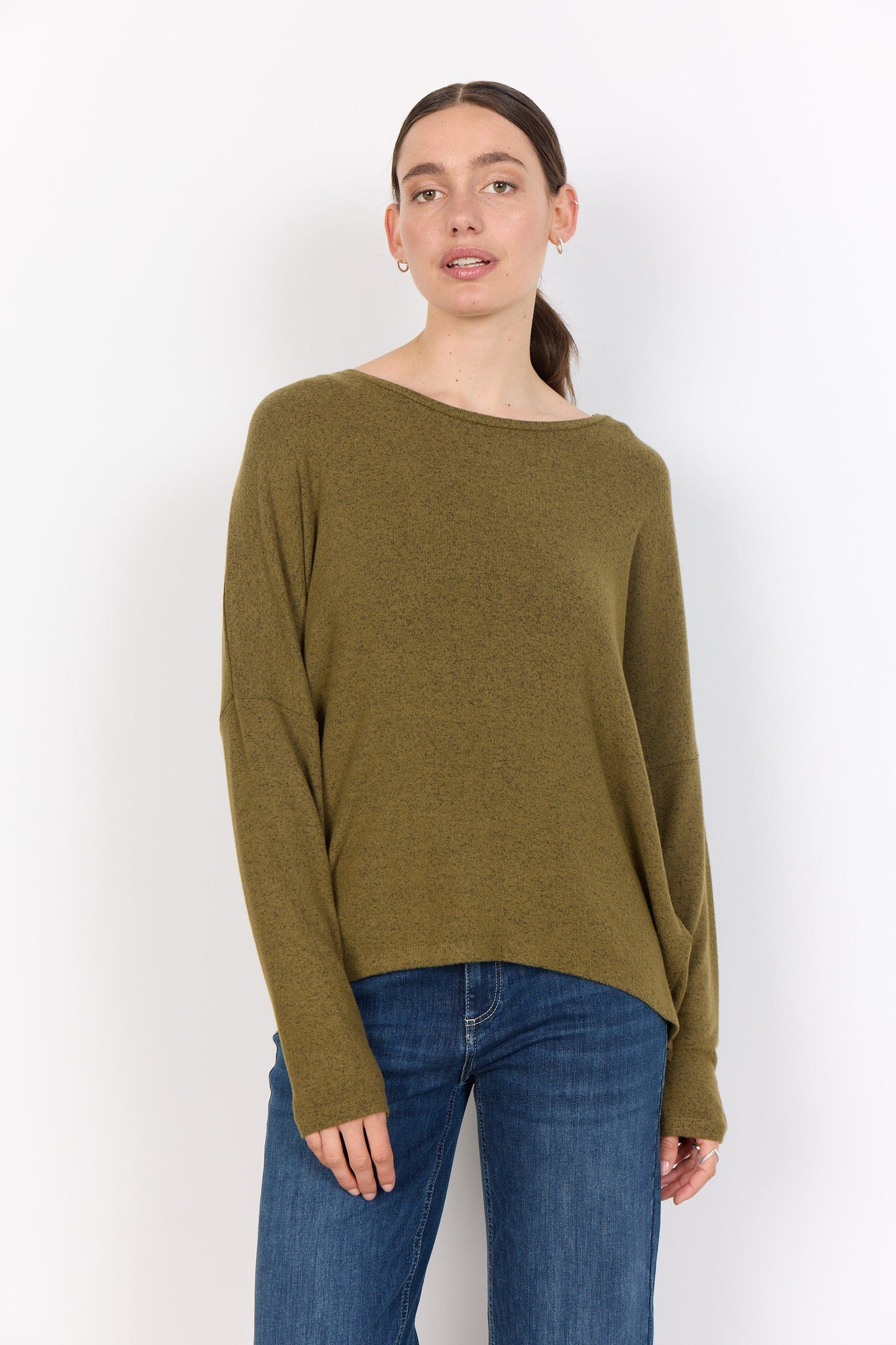 Biara Blouse | Misty Olive Blouse Soya Concept