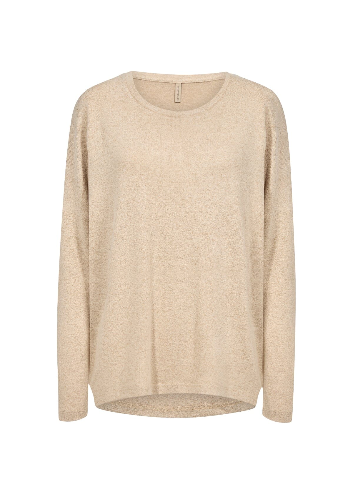 Biara Blouse | Sand Melange Blouse Soya Concept