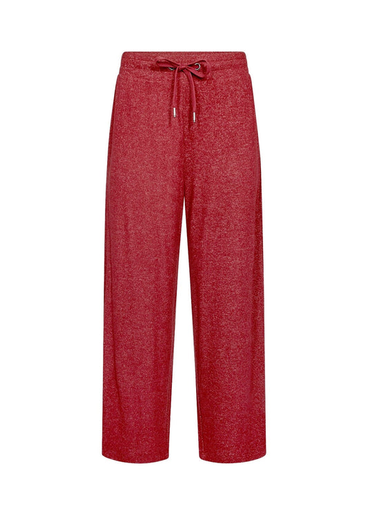 Biara Pants | Red Melange Trousers Soya Concept