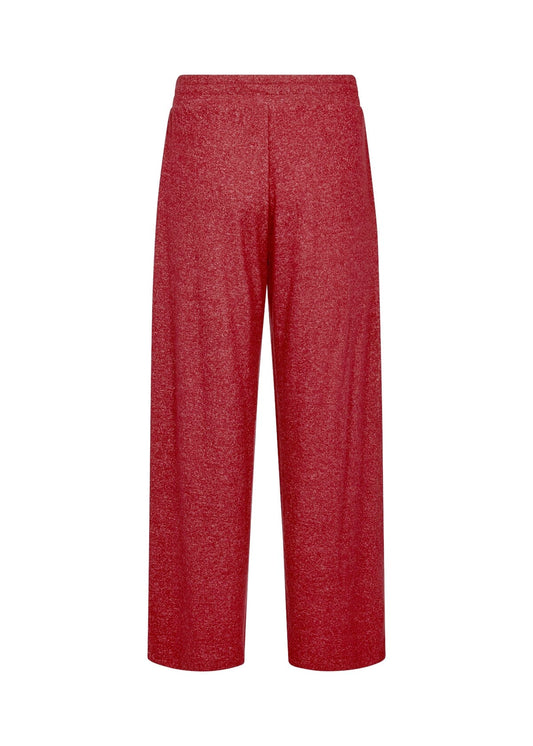 Biara Pants | Red Melange Trousers Soya Concept