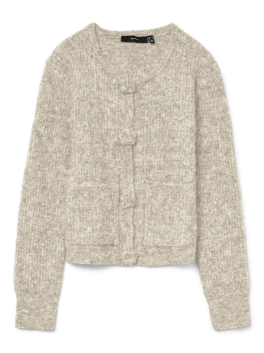 Blossom Cardigan | Birch Melange Cardigan Vero Moda