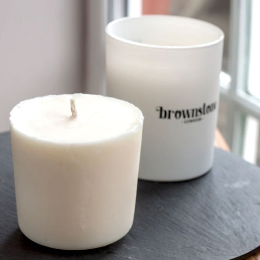 Boxed Candle | Sicilian Fig & Cassis Candle Brownstone London