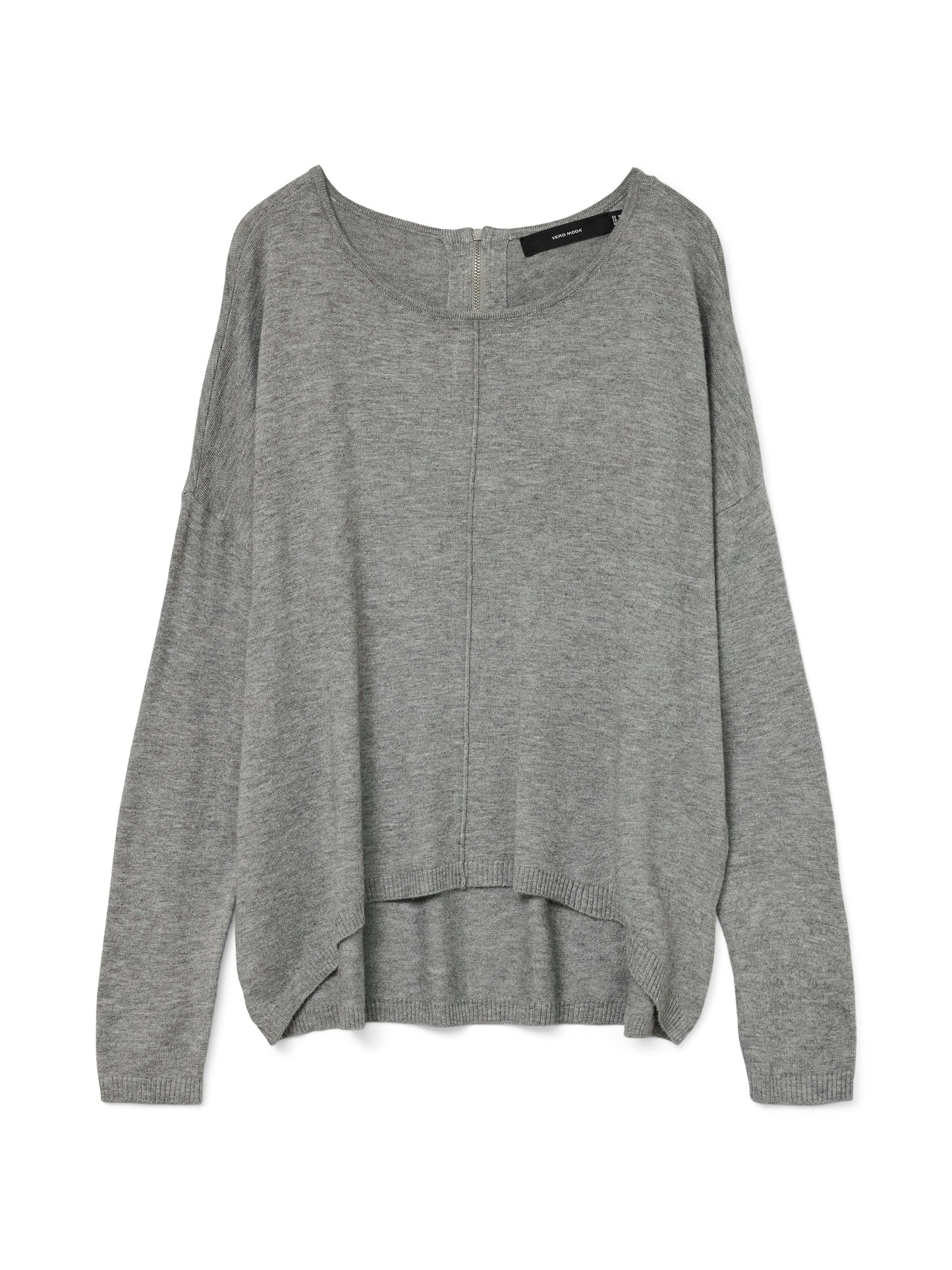 Breeze Zip Blouse | Medium Grey Shirts & Tops Vero Moda