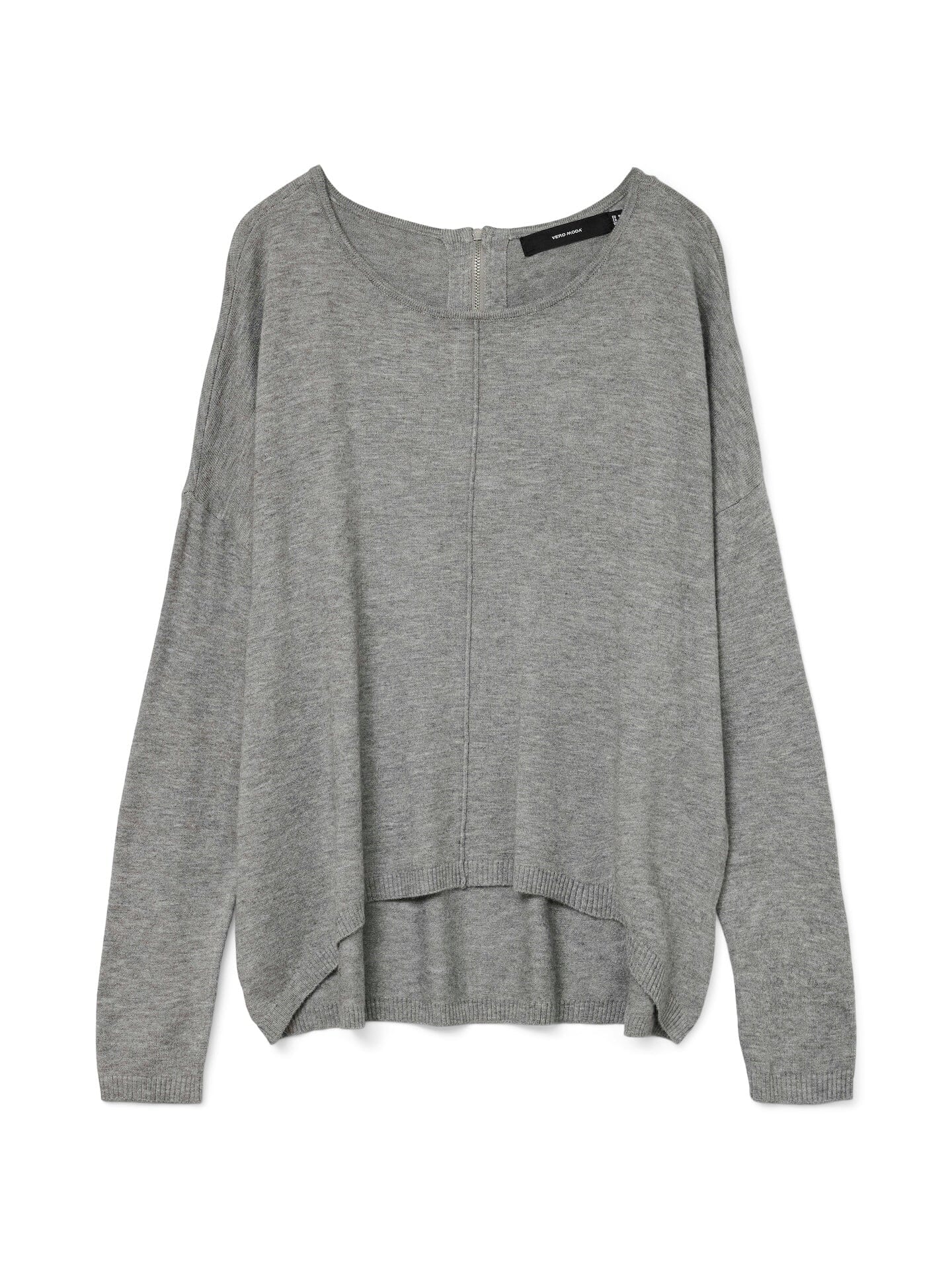Breeze Zip Blouse | Medium Grey Shirts & Tops Vero Moda