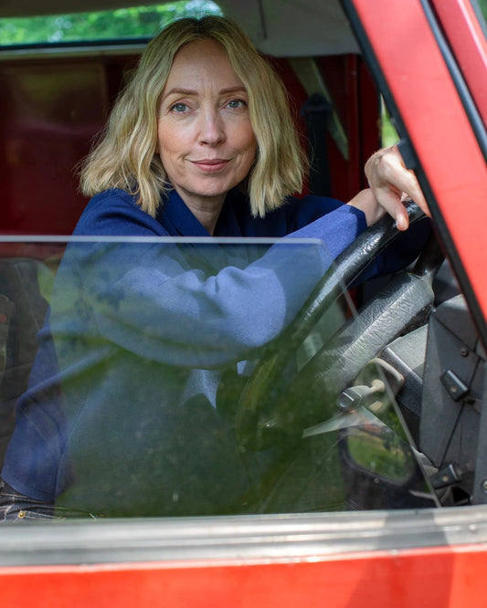 Camilla Cardigan | Navy Cardigan Chalk