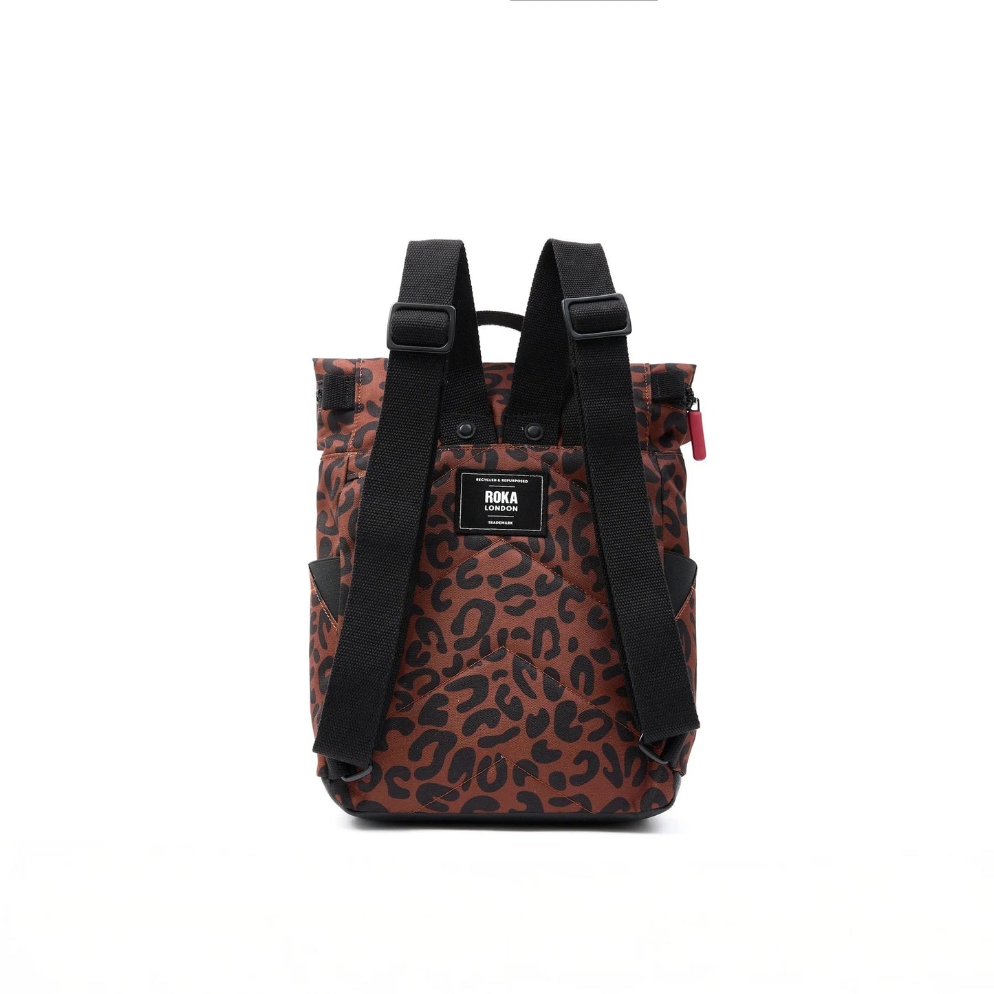 Canfield B Recycled Canvas | Medium | Leopard Backpacks Roka