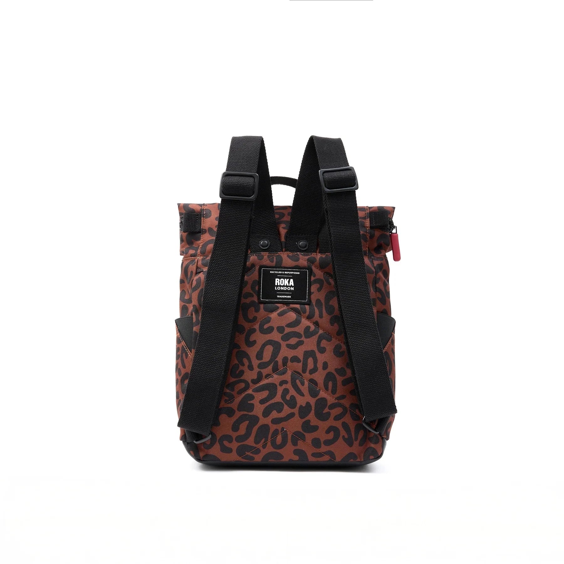 Canfield B Recycled Canvas | Medium | Leopard Backpacks Roka