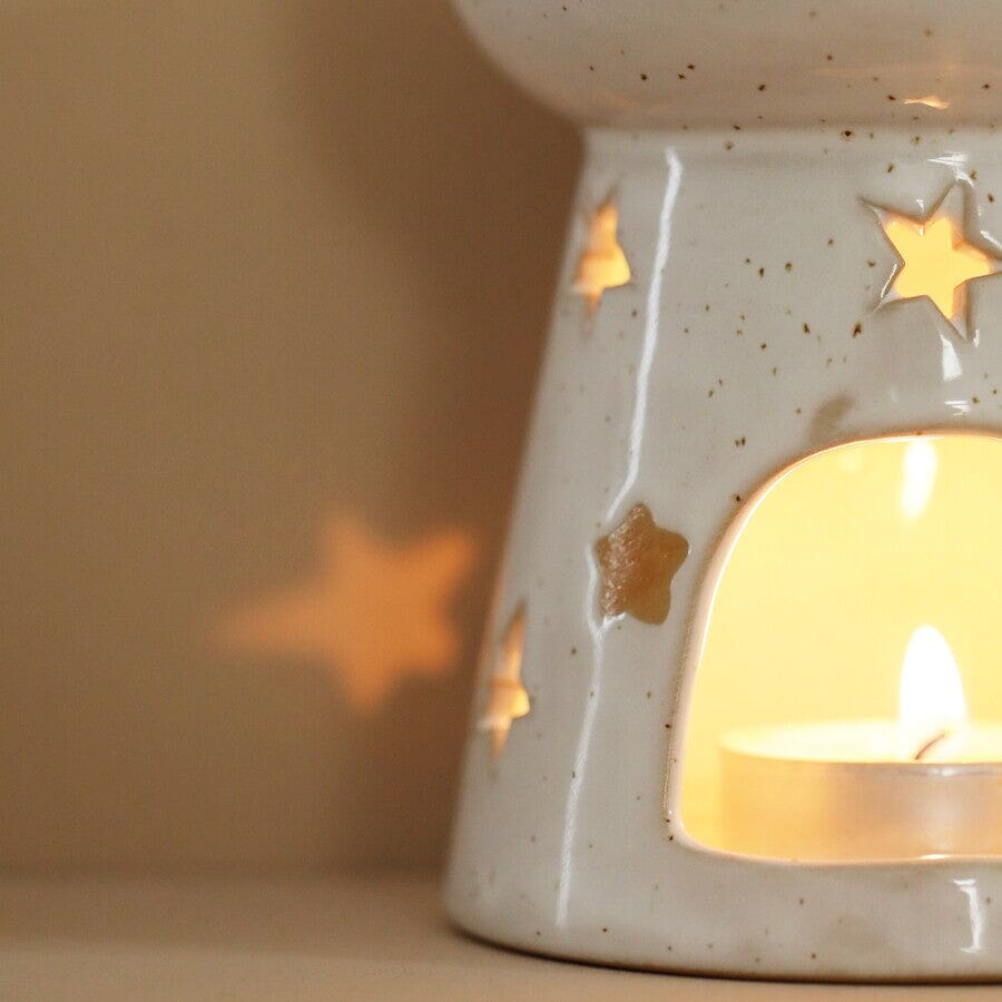 Ceramic Starry Wax Melt Burner Wax Burner Lisa Angel