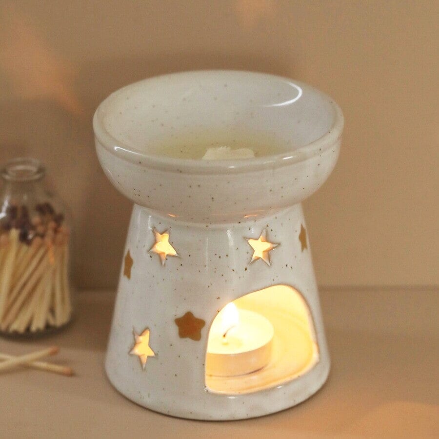 Ceramic Starry Wax Melt Burner Wax Burner Lisa Angel