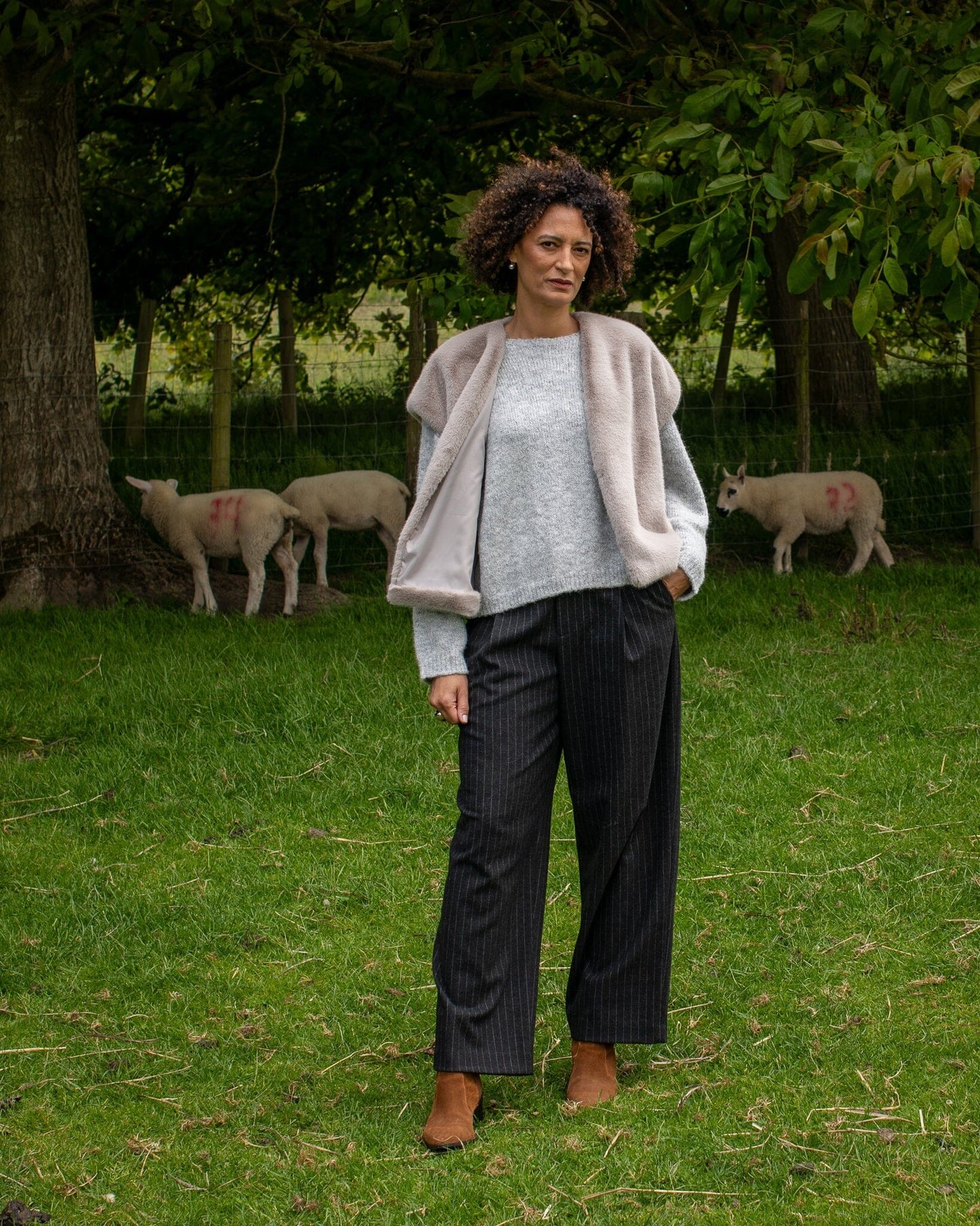 Claire Gilet | Glacier Gilet Chalk