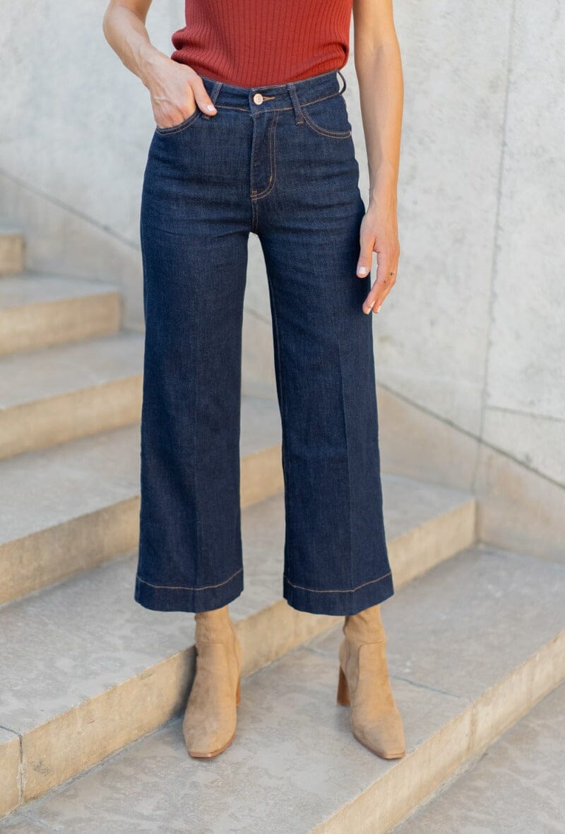 Cleo Wide Leg Jeans | 4 Colours Jeans Parisienne Collection