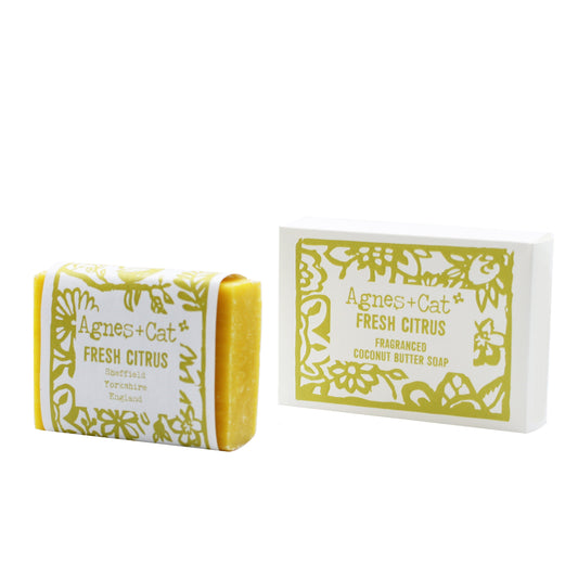 Coconut Butter Soap | Fresh Citrus Soap Agnes & Cat