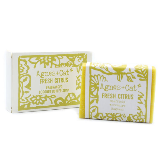 Coconut Butter Soap | Fresh Citrus Soap Agnes & Cat 