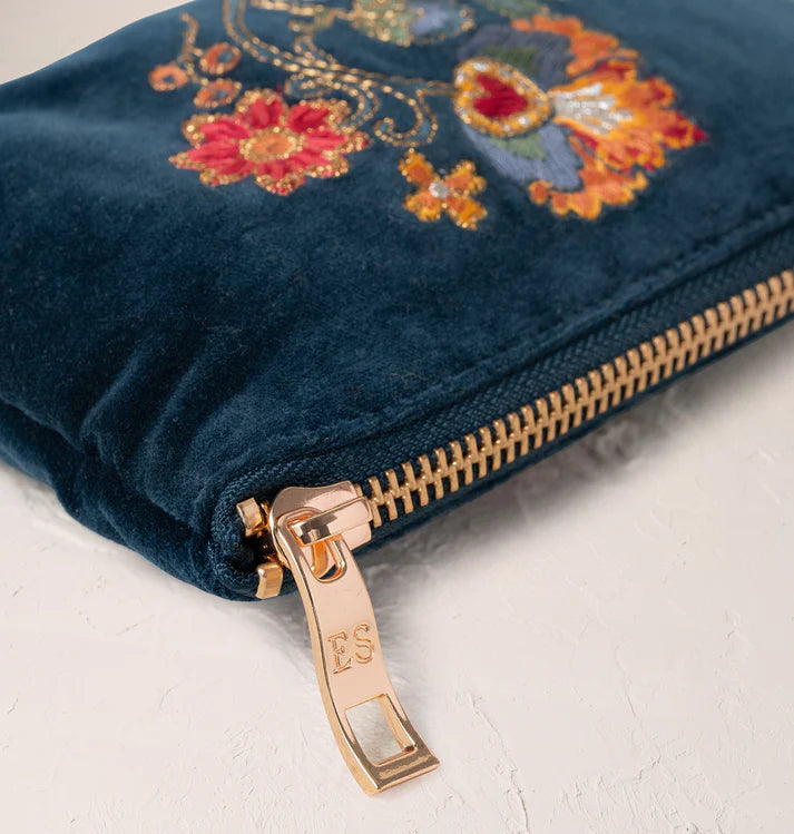 Coin Purse | Botanical Garden | Ink Blue Purse Elizabeth Scarlett