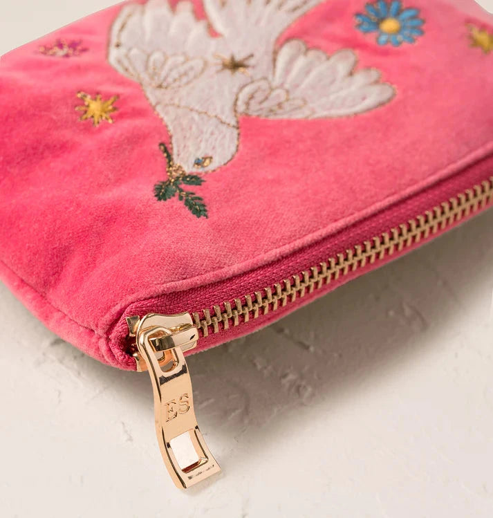 Coin Purse | Doves of Peace | Spiced Coral Purse Elizabeth Scarlett