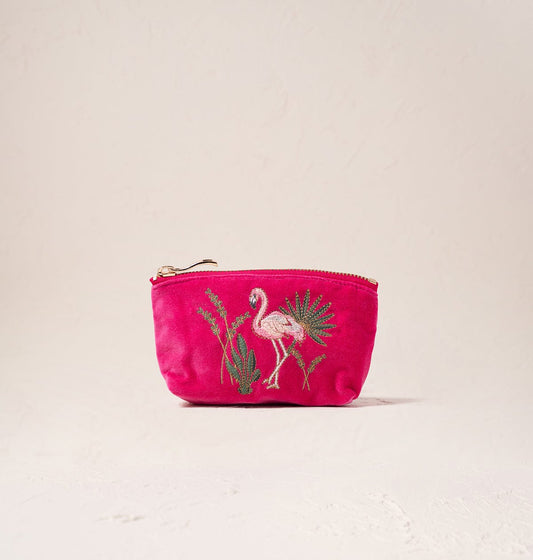 Coin Purse | Flamingos | Pink Purse Elizabeth Scarlett