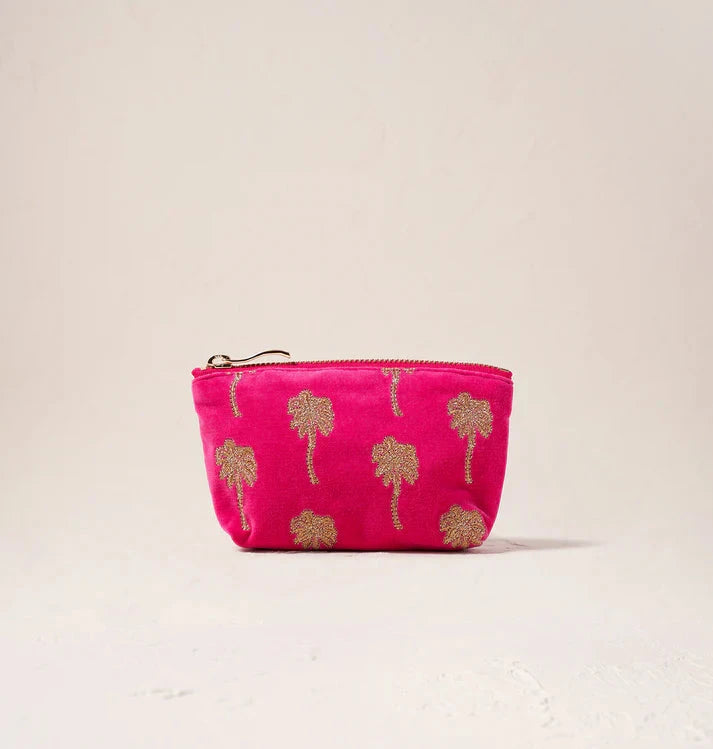 Coin Purse | Gold Palm | Pink Purse Elizabeth Scarlett