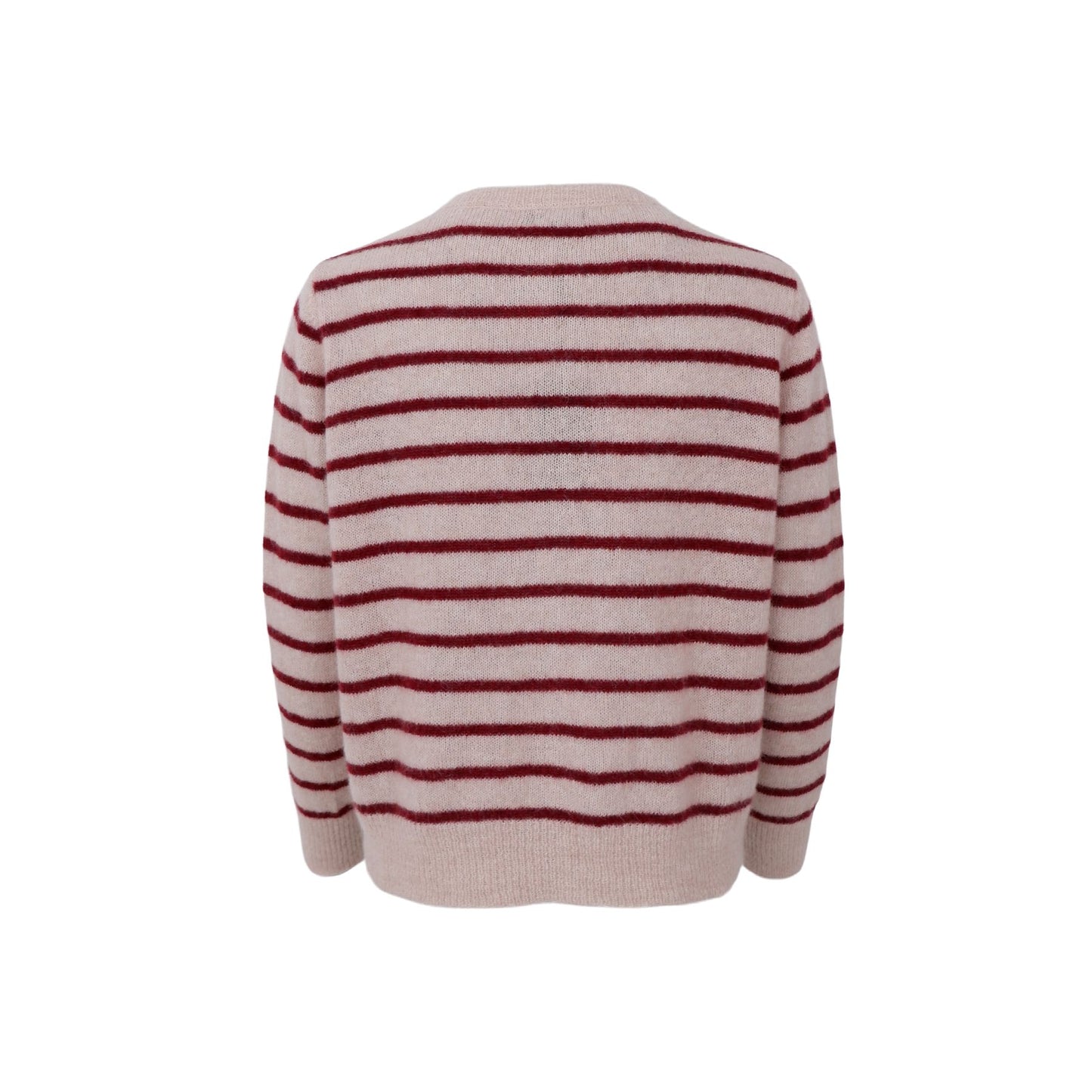 Dell Stripe Cardigan | Wine Cardigan Black Colour