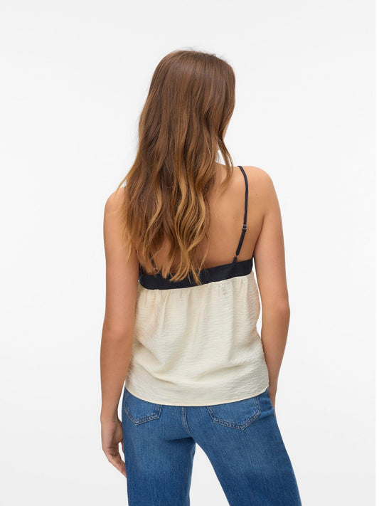 Denise Top | Birch/Black Blouse Vero Moda