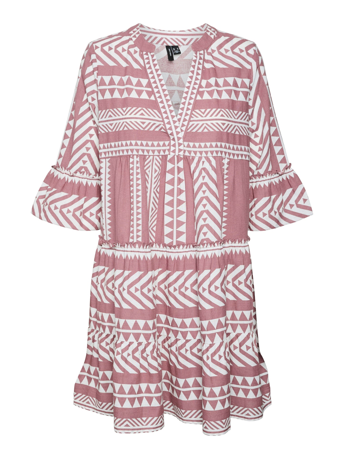 Dichte Dress | Nostalgia Rose/Ibiza Snow White Dresses Vero Moda