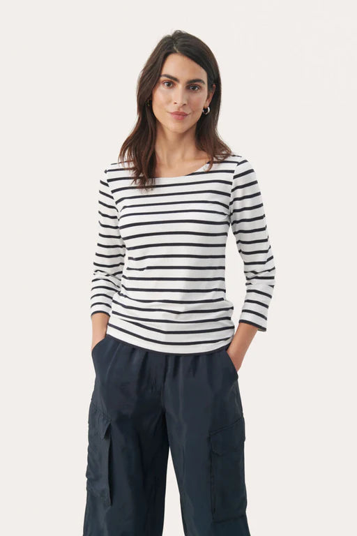 Emel Stripe Top | Dark Navy Shirts & Tops Part Two 
