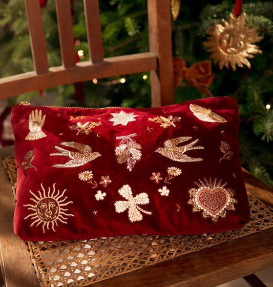 Everyday Pouch | Golden Trinkets Make up Bag Elizabeth Scarlett