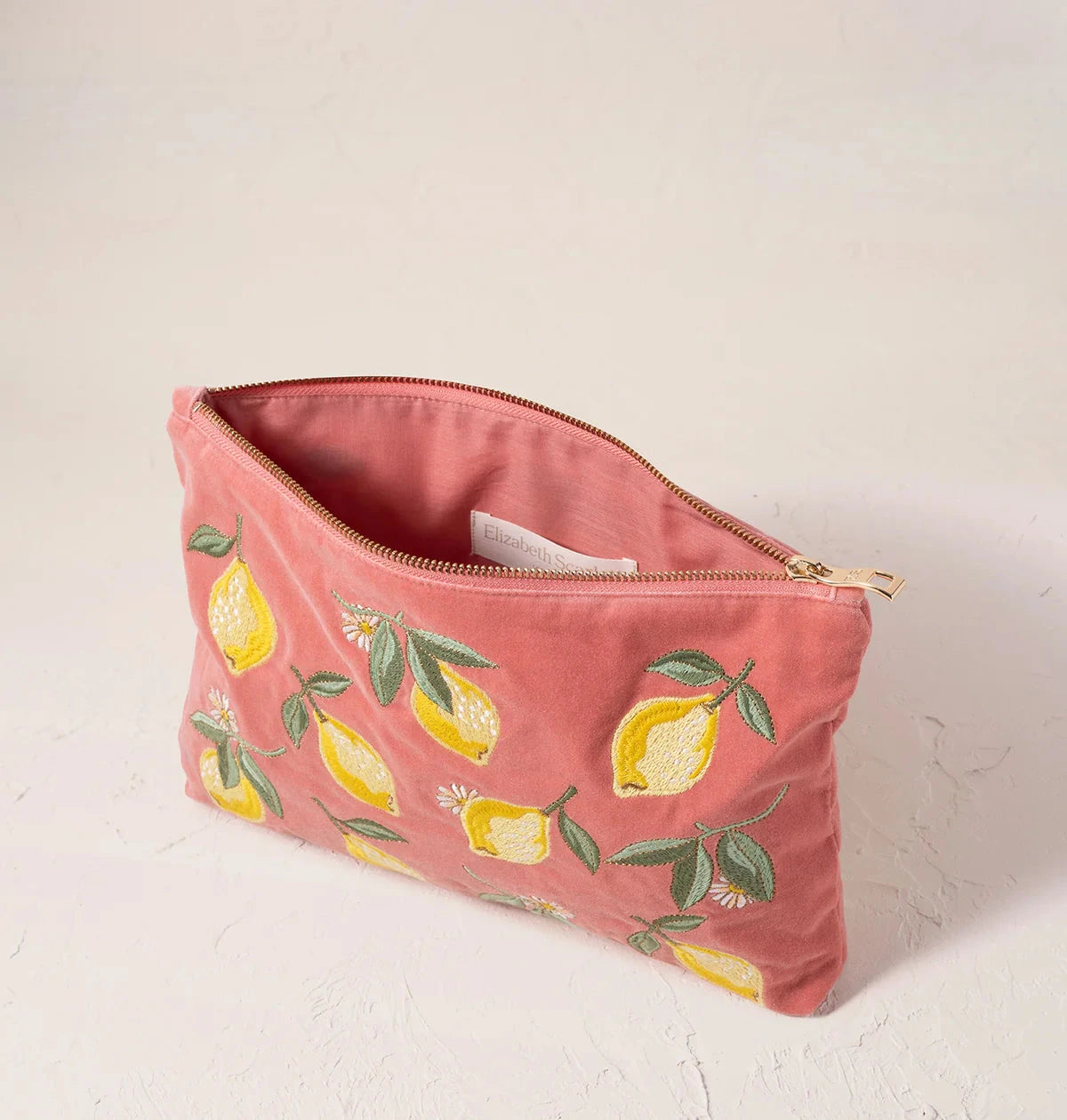 Everyday Pouch | Lemon Blossom | Coral Purse Elizabeth Scarlett