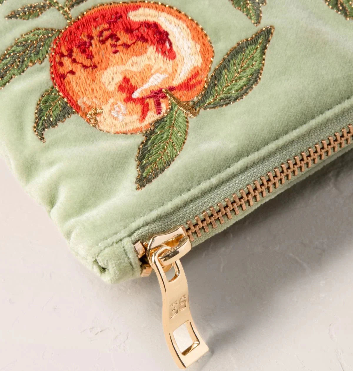 Everyday Pouch | Summer Peach | Celadon Make up Bag Elizabeth Scarlett