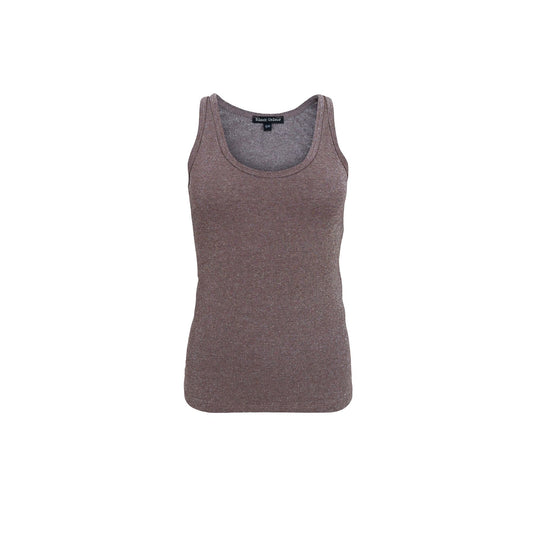 Faye Lurex Top | Taupe Shirts & Tops Black Colour