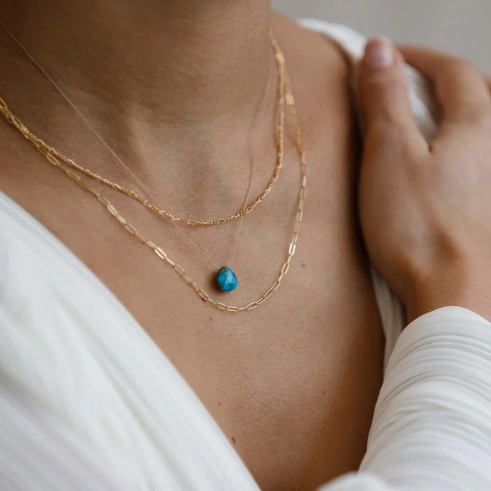 Fine Cord Necklace | Mohave Tuquoise Wanderlust Life