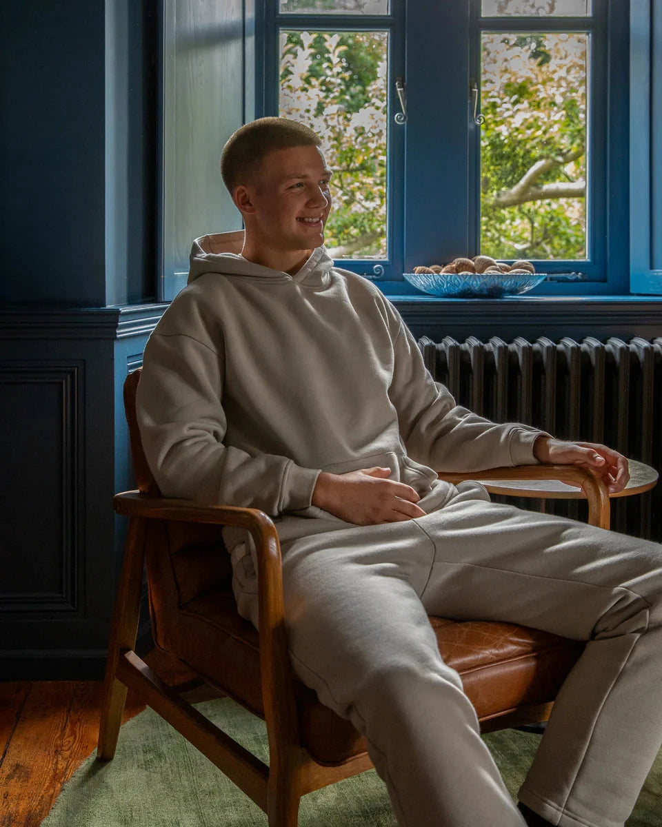 Freddie Pant | Pebble Shirts & Tops Chalk