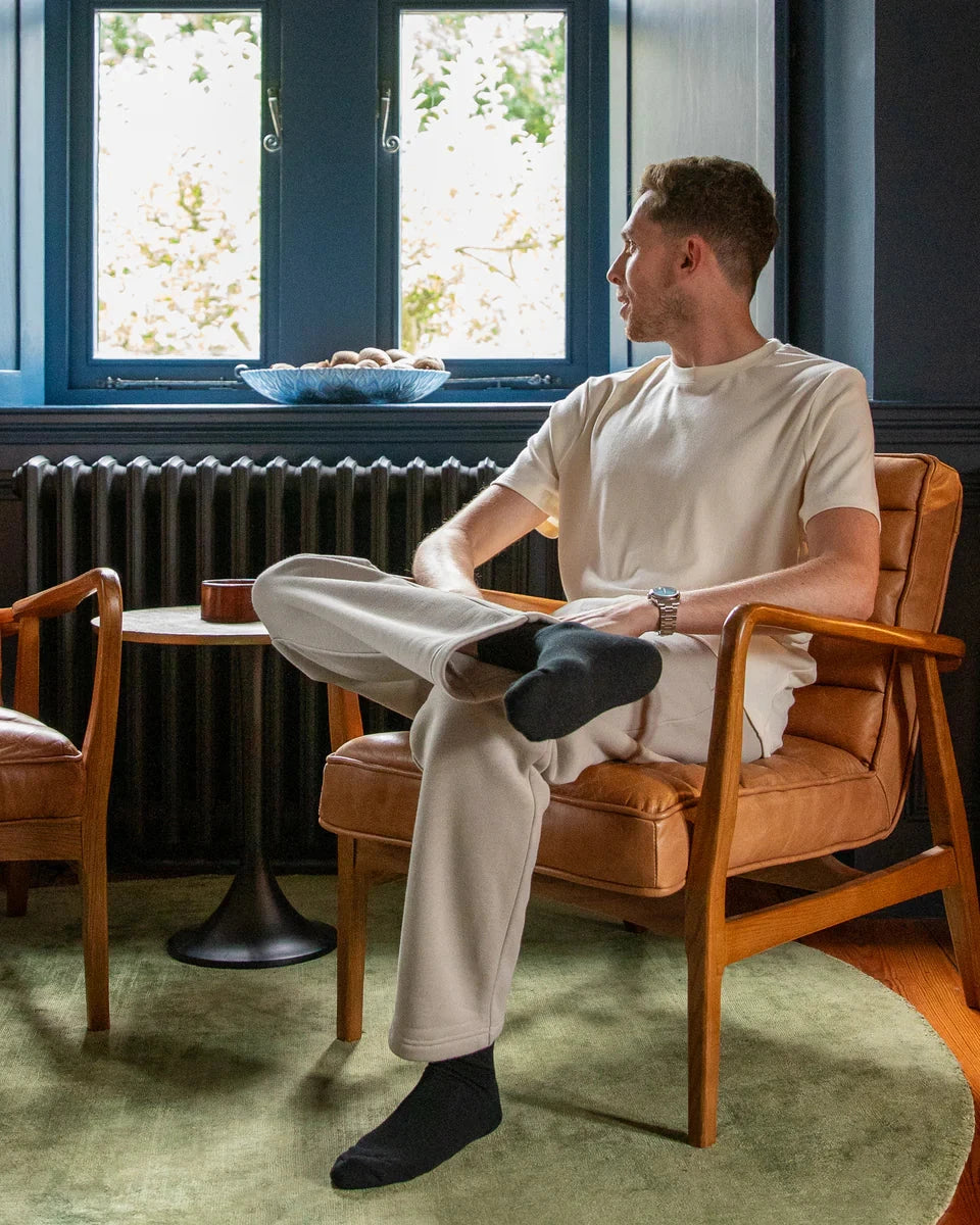 Freddie Pant | Pebble Shirts & Tops Chalk