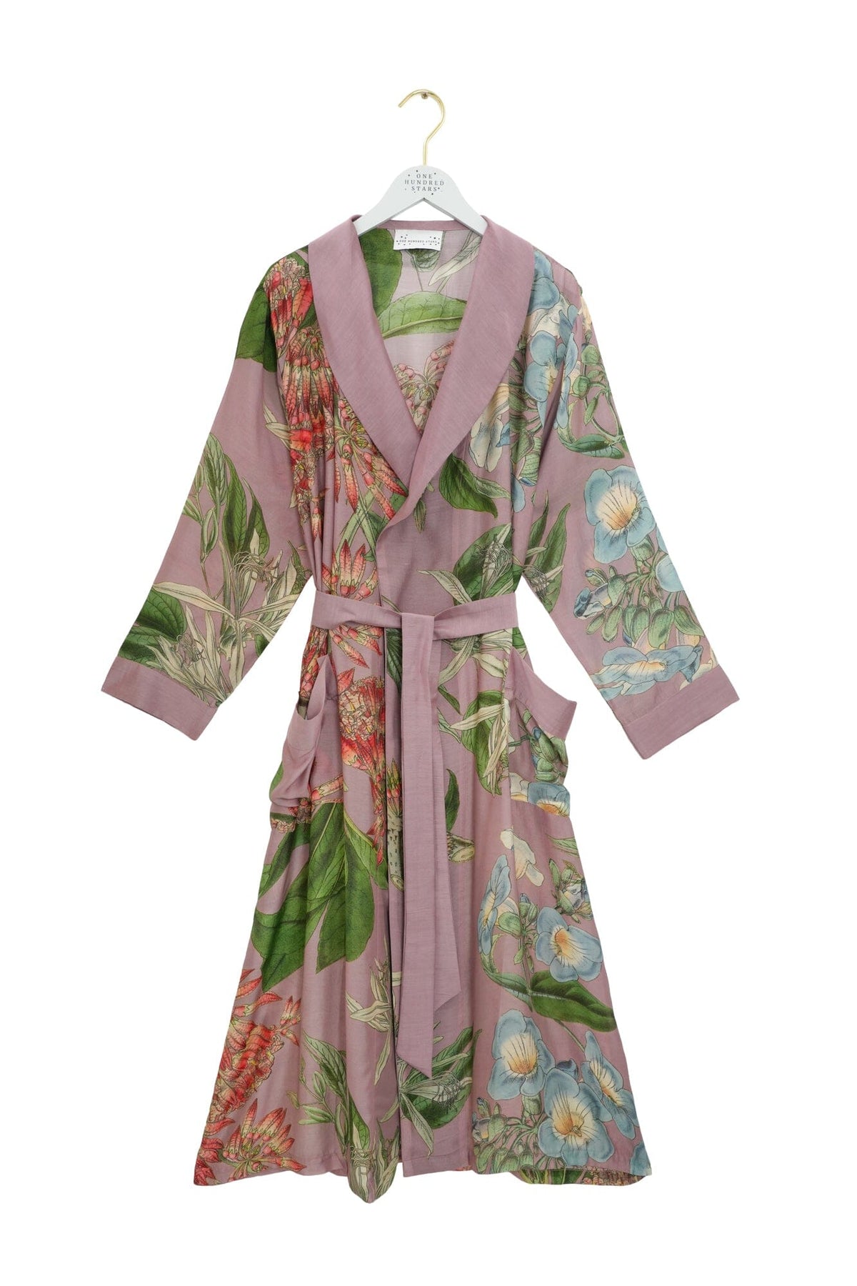 Gown | Rhodoleia | Pink Dressing Gown One Hundred Stars