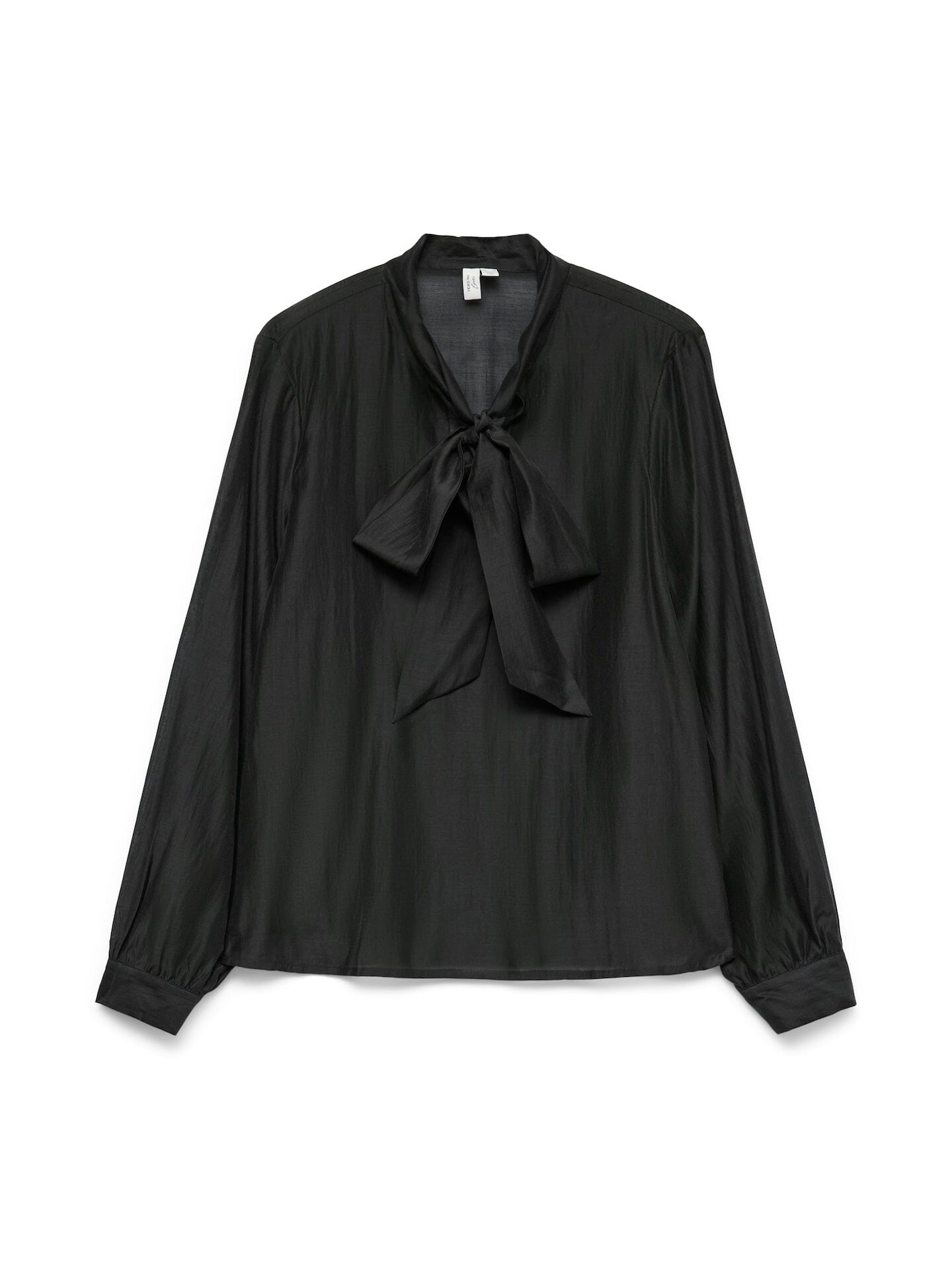 Halston Bow Top | Black Blouse Vero Moda