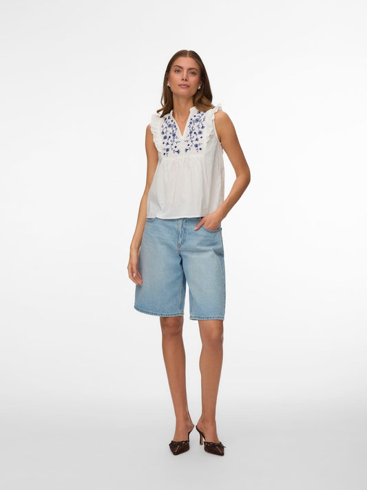 Hannah Top | Snow White Blouse Vero Moda