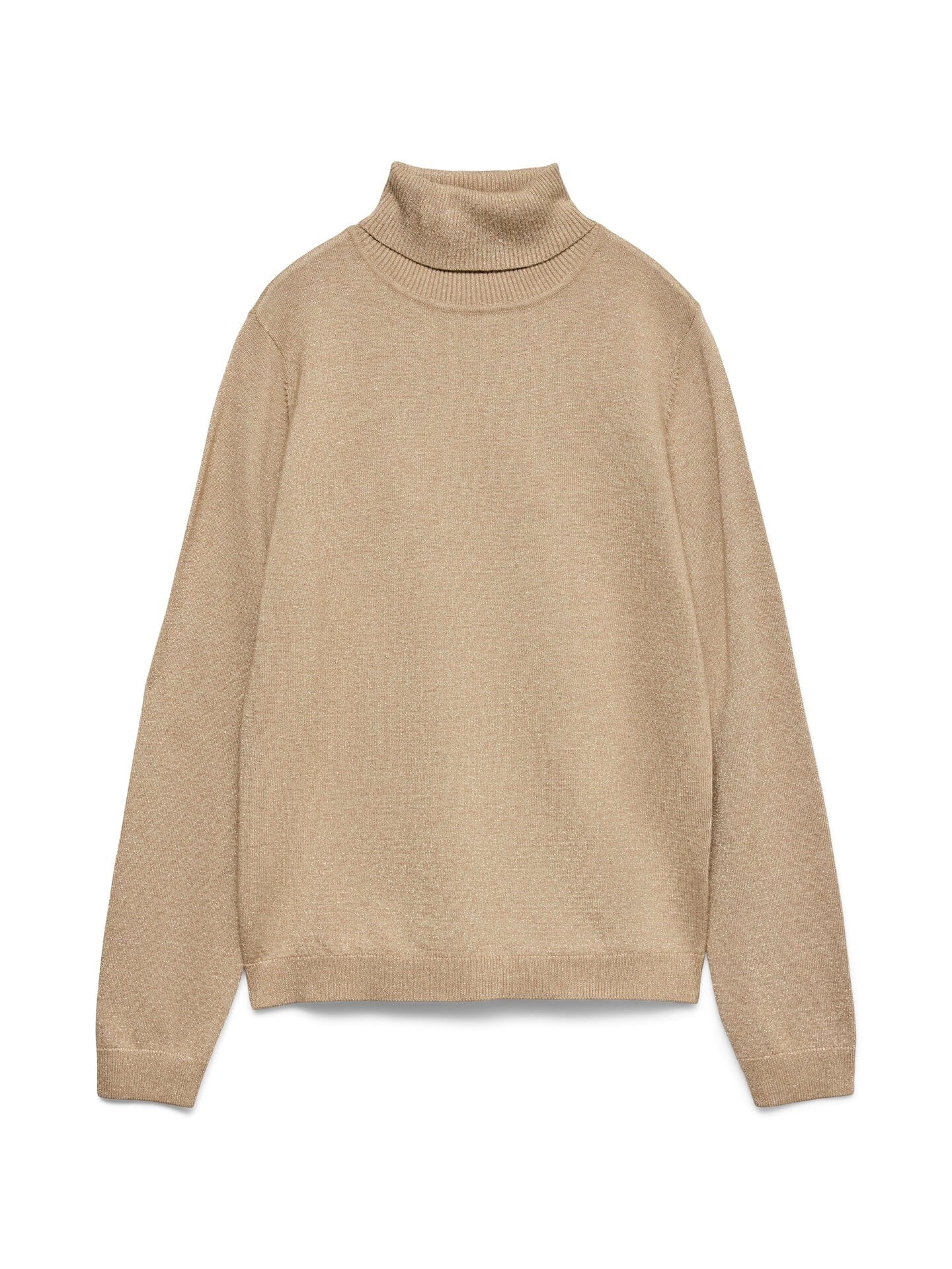Happiness Glitter Rollneck | Silver Mink Sweater Vero Moda